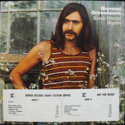 Norman Greenbaum Back Home Again Vinyl LP USED