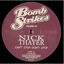 Nick Thayer Bomb Strikes Volume 07 Vinyl 12" USED