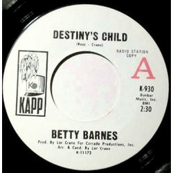 Betty Barnes (2) Destiny's Child Vinyl 7" USED