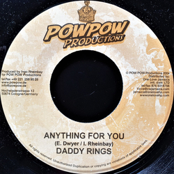 Daddy Rings / Lutan Fyah Anything For You / Lusting At The World Vinyl 7" USED