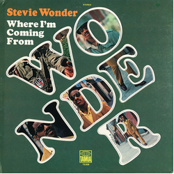 Stevie Wonder Where I'm Coming From Vinyl LP USED