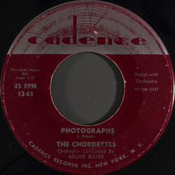 The Chordettes Photographs USED VINYL 7INCH 45 RPM