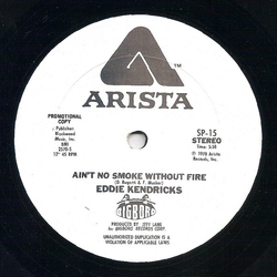 Eddie Kendricks Ain't No Smoke Without Fire Vinyl 12" USED