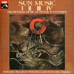 Peter Sculthorpe / Melbourne Symphony Orchestra / John Hopkins (11) Sun Music I II III IV: Orchestral Music of Peter Sculthorpe Vinyl LP USED