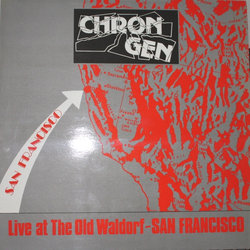 Chron Gen Live At The Old Waldorf - San Francisco Vinyl LP USED