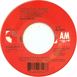 Aaron Neville The Grand Tour Vinyl 7" USED