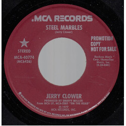 Jerry Clower Steel Marbles USED VINYL 7INCH 45 RPM SINGLE PROMO STEREO
