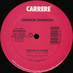 Andrew Zernicke Organ Player VINYL 12" USED