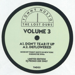 Tommy Musto The Lost Dubs Volume 3 Vinyl 12" USED