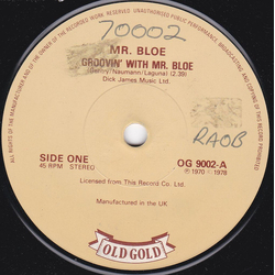 Mr. Bloe Groovin' With Mr. Bloe Vinyl 7" USED