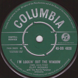 Cliff Richard I'm Lookin' Out The Window / Do You Want To Dance Vinyl 7" USED