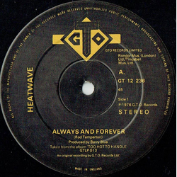 Heatwave Always And Forever Vinyl 12" USED