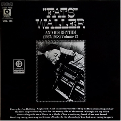 Fats Waller & His Rhythm Complete Recordings Volume 13 (1937/1938) Vinyl LP USED