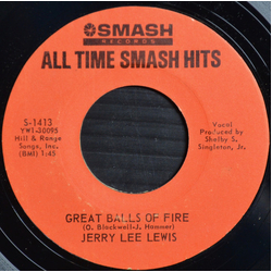 Jerry Lee Lewis Great Balls Of Fire / High School Confidential Vinyl 7" USED