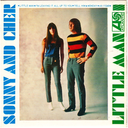 Sonny & Cher Little Man Vinyl 7" USED