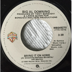 Al Downing Bring It On Home Vinyl 7" USED
