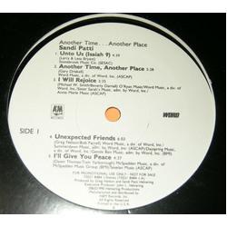 Sandi Patty Another Time...Another Place Vinyl LP USED