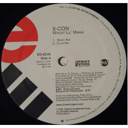 X-Con Whoa! Lil' Mama USED VINYL 12INCH 33 S RPM PROMO