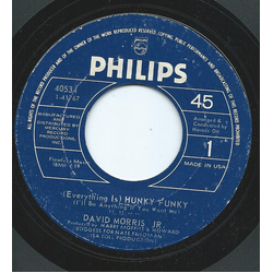 David Morris (3) Hunky Funky / Two Hearts One Summer Day Vinyl 7" USED