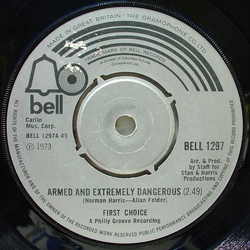 First Choice Armed And Extremely Dangerous Vinyl 7" USED