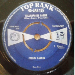 Freddy Cannon Tallahassee Lassie / You Know Vinyl 7" USED