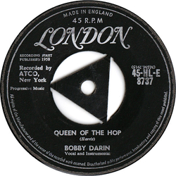 Bobby Darin Queen Of The Hop Vinyl 7" USED