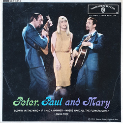 Peter, Paul & Mary Peter, Paul And Mary Vinyl 7" USED