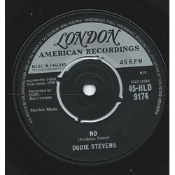 Dodie Stevens No / A-Tisket A-Tasket Vinyl 7" USED