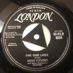 Dodie Stevens Pink Shoe Laces Vinyl 7" USED