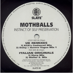 Mothballs Instinct Of Self Preservation Vinyl 12" USED