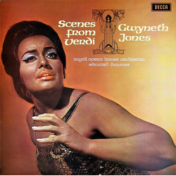 Giuseppe Verdi / Gwyneth Jones / Orchestra Of The Royal Opera House, Covent Garden / Edward Downes Scenes From Verdi Vinyl LP USED