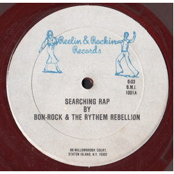 Bon Rock & The Rythem Rebellion Searching Rap Vinyl 12" USED