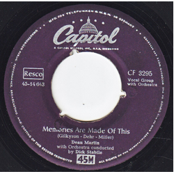 Dean Martin Memories Are Made Of This Vinyl 7" USED