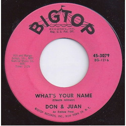Don & Juan What's Your Name / Chicken Necks Vinyl 7" USED