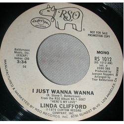 Linda Clifford I Just Wanna Wanna Vinyl 7" USED