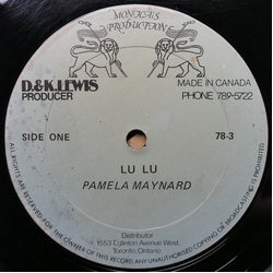 Pamela Maynard Lu Lu Vinyl 12" USED