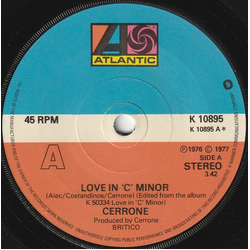 Cerrone Love In 'C' Minor Vinyl 7" USED