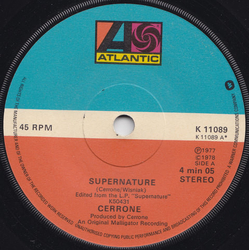 Cerrone Supernature Vinyl 7" USED
