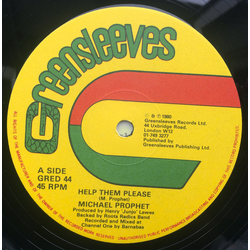 Michael Prophet / Wailing Souls Help Them Please / See Baba Joe Vinyl 12" USED