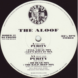 The Aloof Purity Vinyl 12" USED