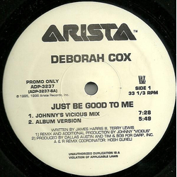 Deborah Cox Just Be Good To Me Vinyl 12" USED