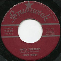 Jackie Wilson Lonely Teardrops Vinyl 7" USED