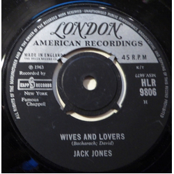 Jack Jones Wives And Lovers Vinyl 7" USED
