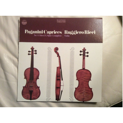 Niccolò Paganini / Ruggiero Ricci Paganini Caprices No.'s 1 thru 24. Opus 1 (complete) Vinyl LP USED