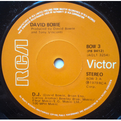 David Bowie DJ Vinyl 7" USED