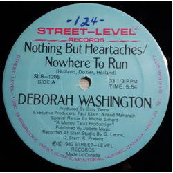 Deborah Washington Nothing But Heartaches / Nowhere To Run Vinyl 12" USED