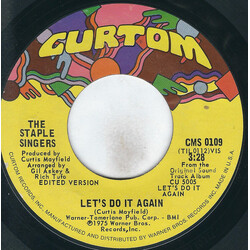 The Staple Singers Let's Do It Again / After Sex VINYL 7" USED