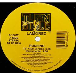 Lamorez Running USED VINYL 12INCH 33 S RPM