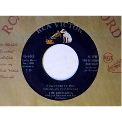 The Crew Cuts Fraternity Pin / Can You Hear Me? USED VINYL 7INCH 45 RPM SINGLE