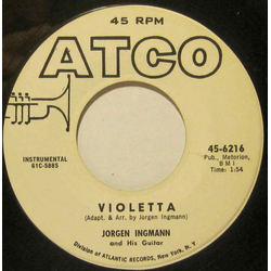 Jørgen Ingmann Pinetop's Boogie Woogie / Violetta Vinyl 7" USED